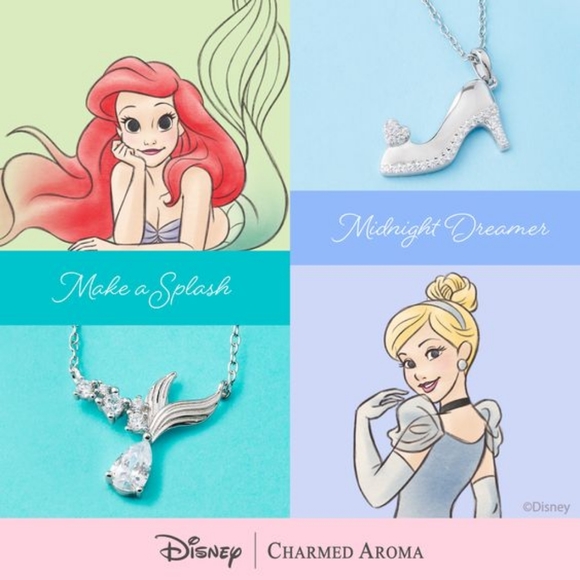 Disney Princess Jasmine Genie Lamp Necklace, 925 Sterling Silver - Picture 2 of 5